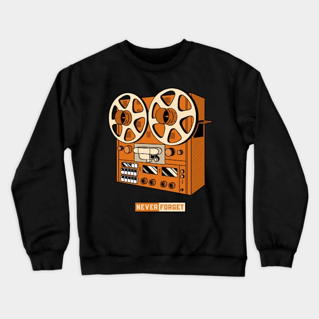 Never Forget - Vintage Retro Crewneck Sweatshirt by WizardingWorld